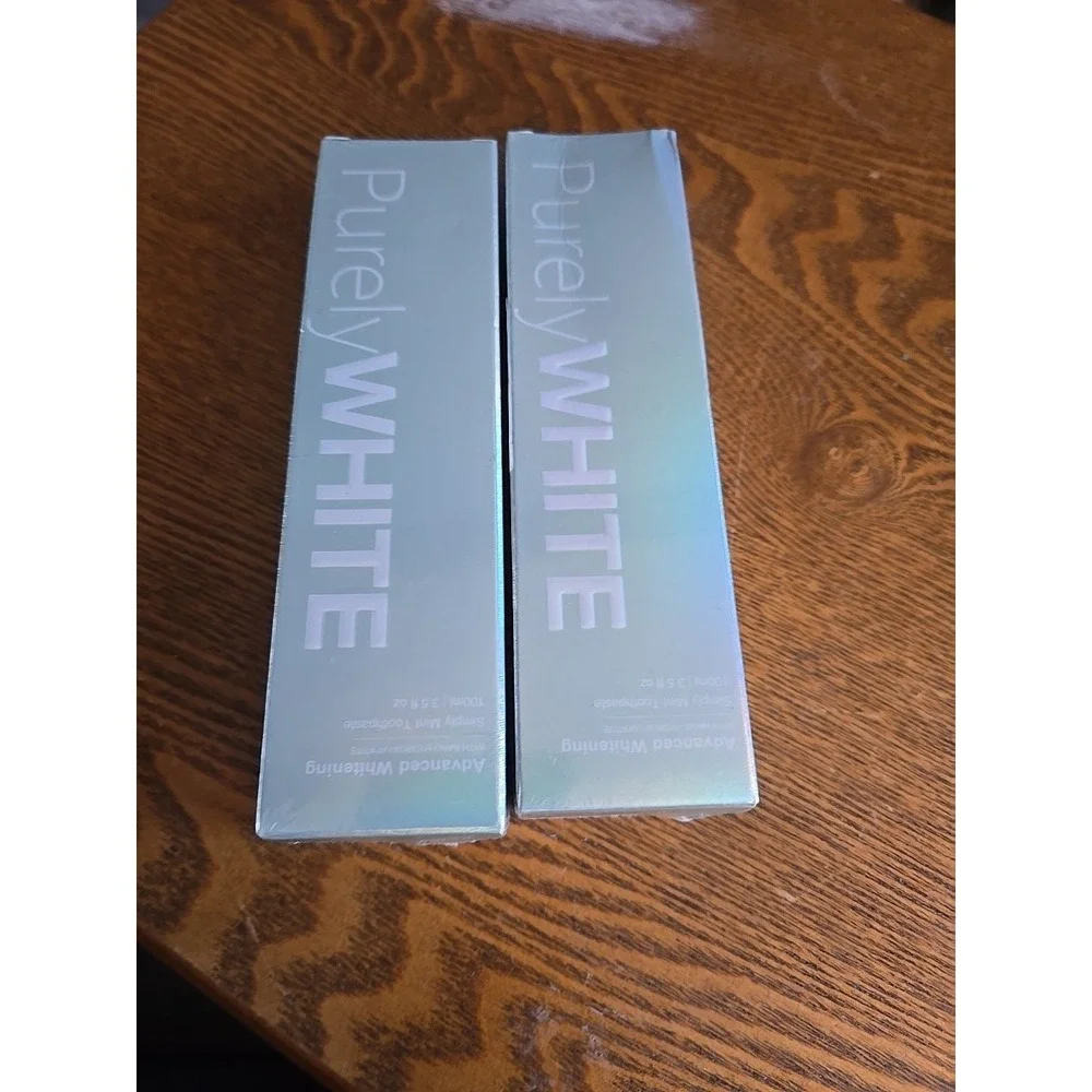 Sealed Purelywhite Mint Toothpaste Purely White Advanced Whitening Vegan Lot - 2